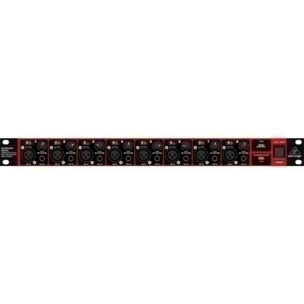 Behringer ADA8200 interface ADAT 8 canaux préamplis Midas 10-24kHz - 9
