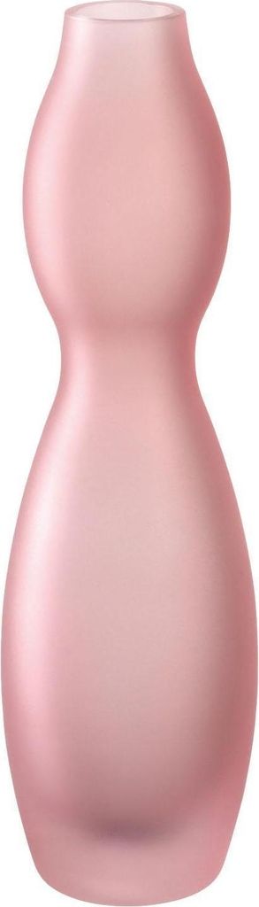 Vase - H 25 cm - Rosa - Glas Produktbild 