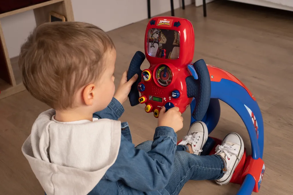 Simulateur Smoby Spidey : cockpit réglable avec sons et lumières - 9