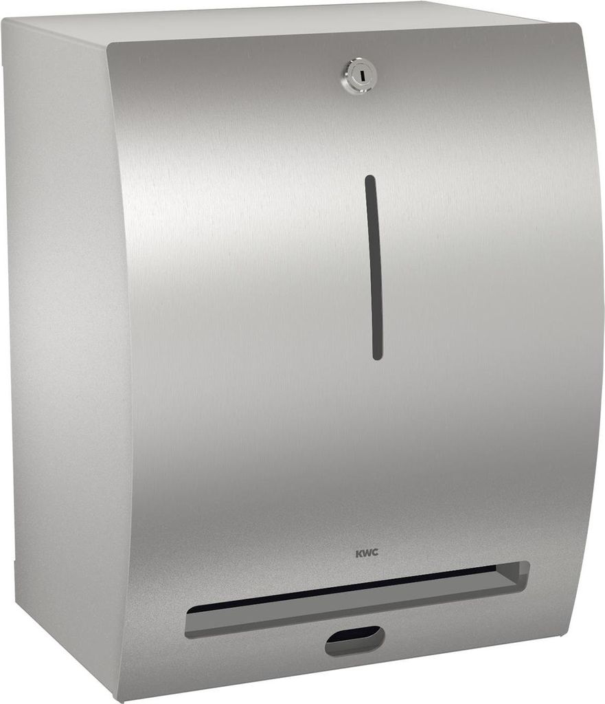 KWC AR Papierhandtuchsp., STRATOS, elek., Edst., 300x385x234mm, AP, Batterien