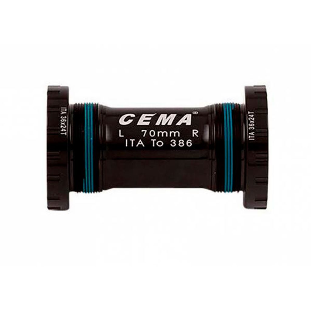 Cema Bracketas T47 - Trek FSA386 Rotor -Edelstahl -Black -Black