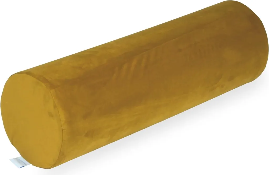 Cuscino Rullo Oro Velluto | Arredo Moderno e Supporto Lombare Luxury - 1