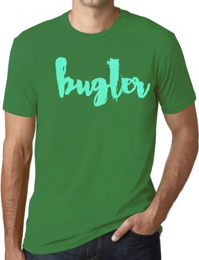 Herren Grafik T-Shirt Bugter Öko-Verantwortlich Vintage Jahrgang Kurzarm Lustige Druck Geburtstag Geschenk Mann