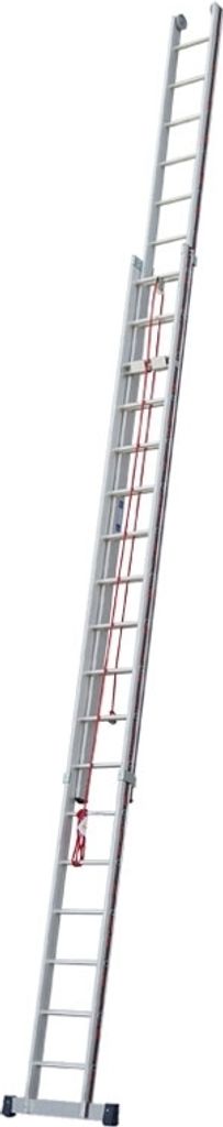 Euro-Profi Seilzugleiter 2-tlg. Mod. S312 - Sprossenanzahl: 2 x 18, Länge max.: ca. 9,40 m