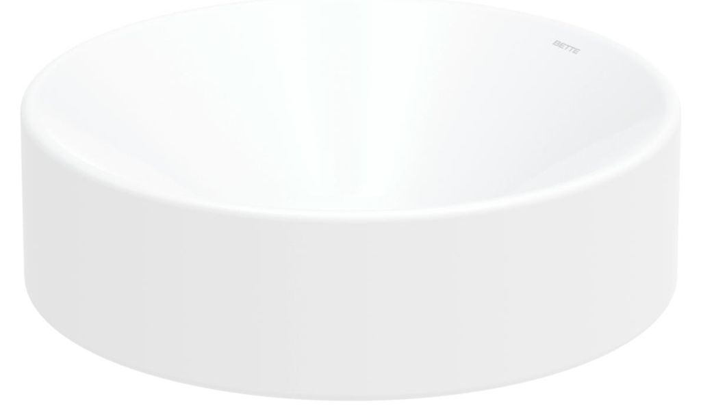 Bette A250-000VK1,PW Waschtische Rund Suno Pedestal Weiß