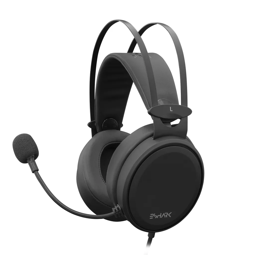 Cuffie Gaming eSHARK KUGO V2 USB: Audio Immersivo e Mic Unidirezionale