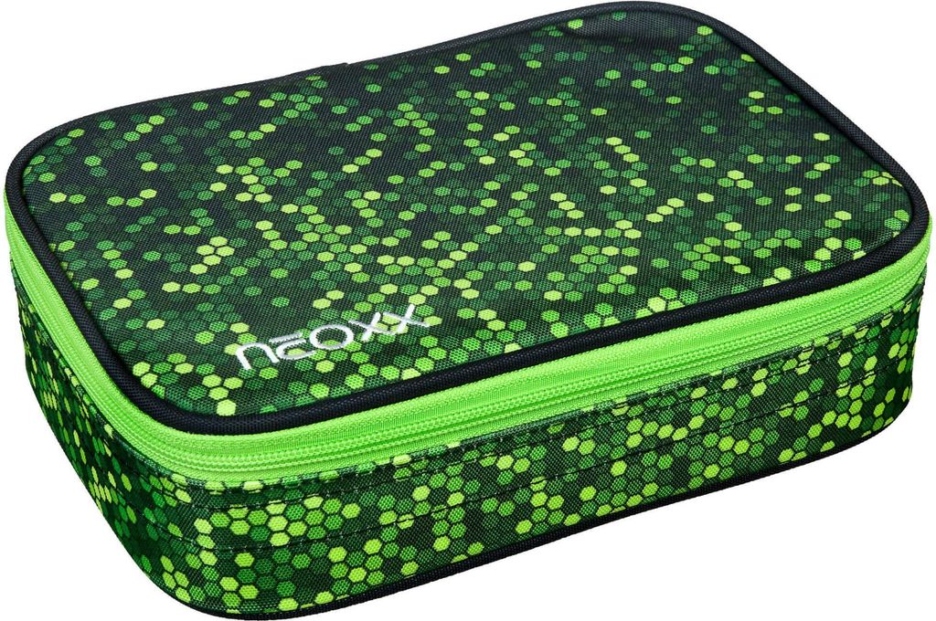 neoxx Schlampermäppchen Dunk Pencil Case Pixel In My Mind grün