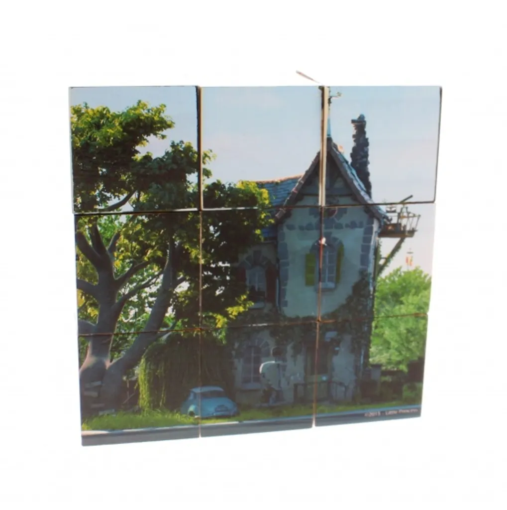 Puzzle à encastrer Le Petit Prince 9 pièces : jouet bois durable sans frustration