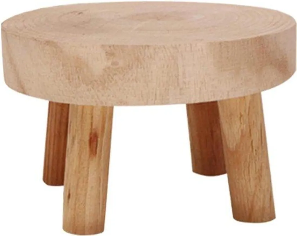Porte-plante en bois design pour salon et entrée - Modèle Sphère L