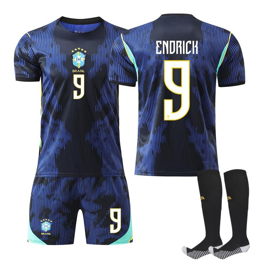 #9 ENDRICK Brazil away game 2026 World Cup football jersey Produktbild 