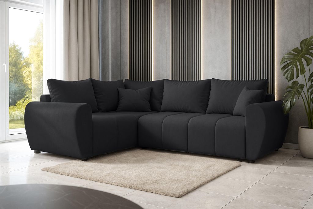 AX LIVING Malatya L Canapé d'angle avec fonction sommeil Image du produit 