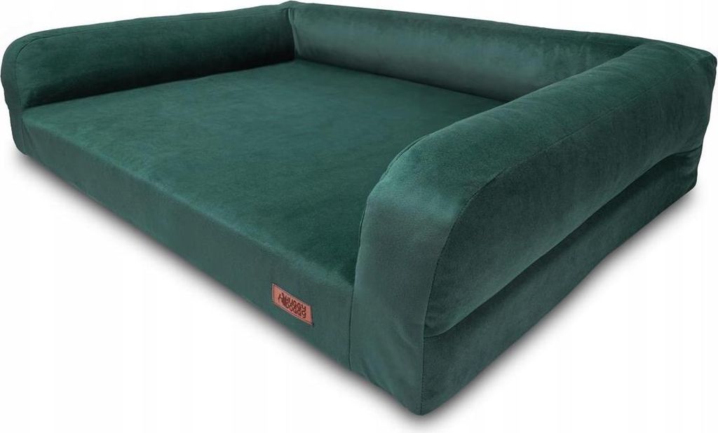 Hundebett mit Schlössern, orthopädisches Sofa, Bulldogge, HUGGY DOGGY L