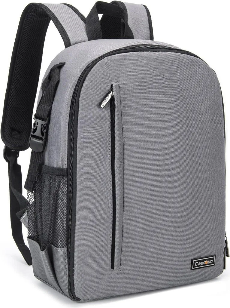 Petit sac à dos photo étanche 2.0 Gris S antichoc pour reflex et hybride