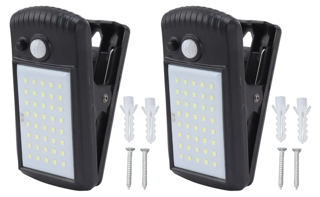 Éclairage solaire extérieur IP65 anti-pluie avec détection pour zones sombres