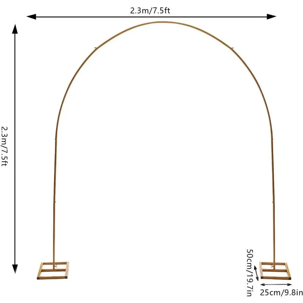 Arche décorative pour jardin structure métallique pour arche de fleur - 3