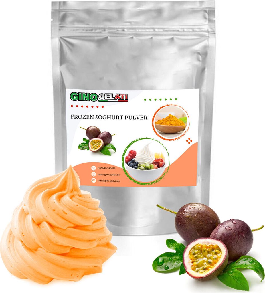 Maracuja Frozen Joghurt Pulver 333 g