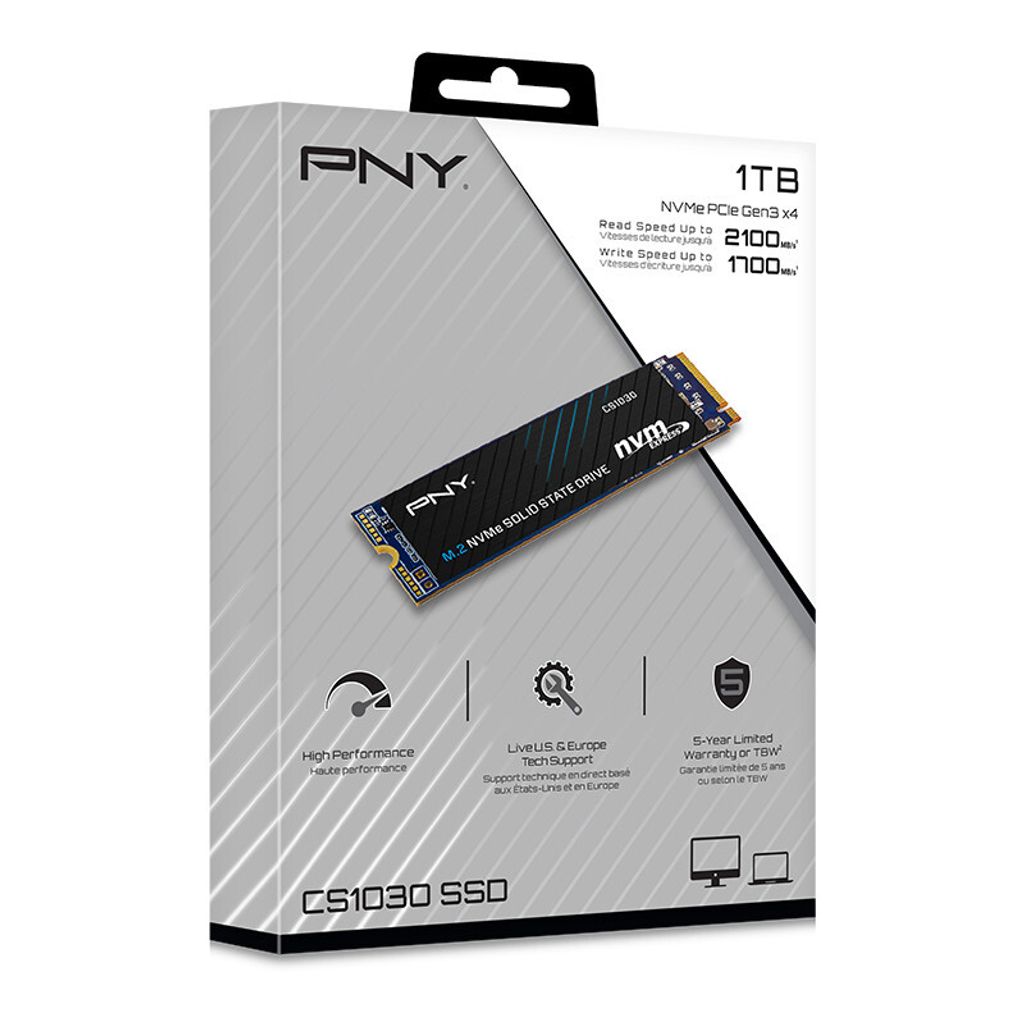 PNY CS1030 1TB M.2 NVMe PCIe Gen3 Immagine del prodotto 