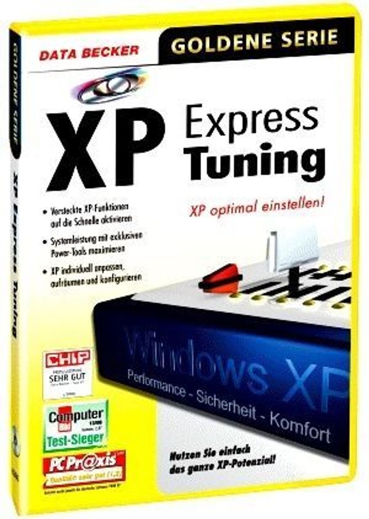 Data Becker XP Express Tuning, Systemmanagement, Disk Kit, Deutsch, 240 MB, PC, Windows XP (SP2)
