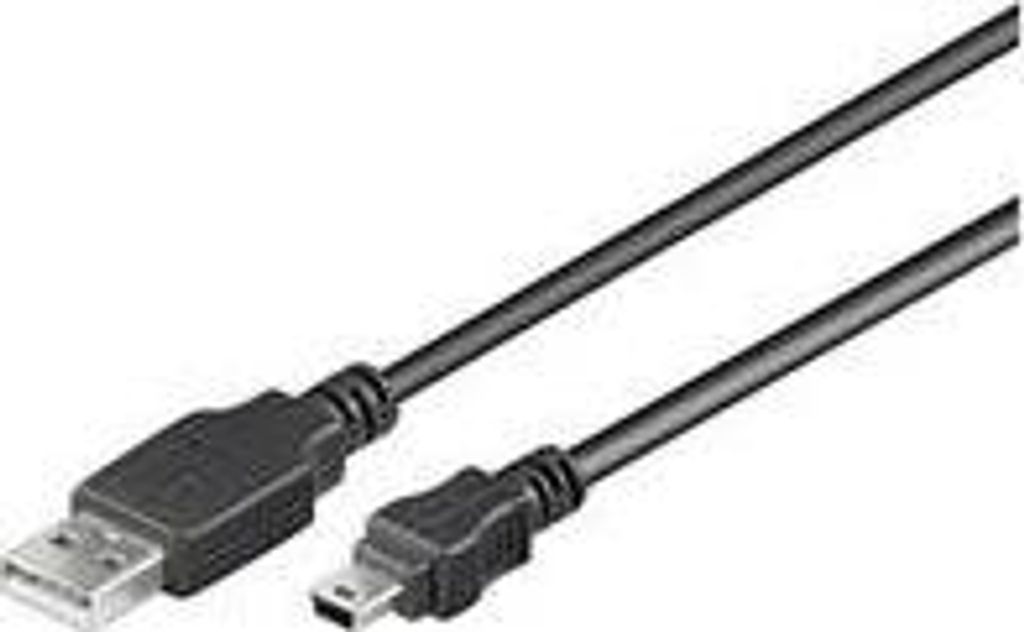 PremiumCord Kabel USB 2.0, A-B mini, 5pinu, 2m (ku2m2a)