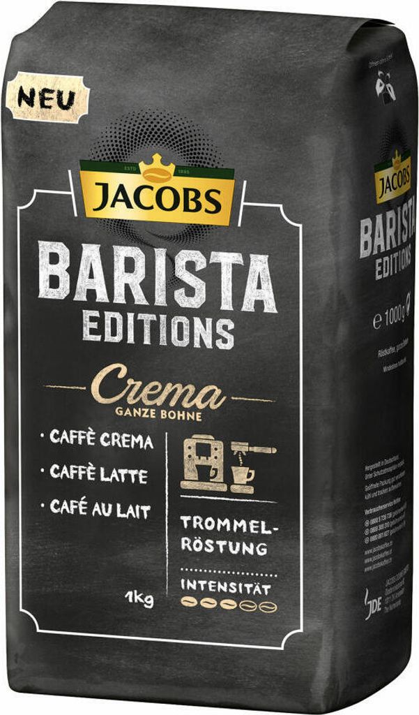 Jacobs Barista Editions Crema 1 kg ziarnista Zdjęcie produktu 9