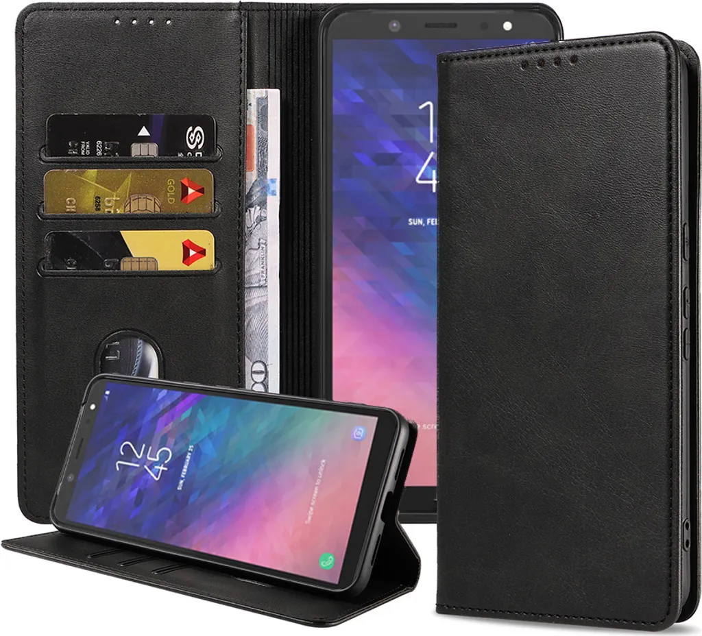 Cover Business Samsung Galaxy A6 Plus 2018 - Smartphonics Black Edition