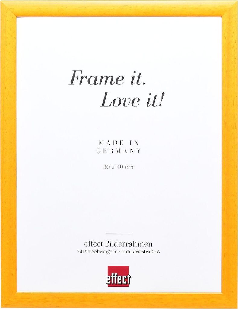 Fotorahmen Massivholz Profil 43 Honig 40x60 cm Glas Museum