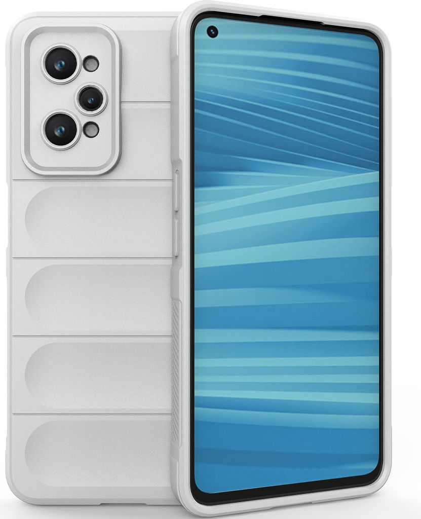 Handyhülle für Realme GT2 Weich TPU Silikon Stossfest Anti-rutsch Hülle Weiß