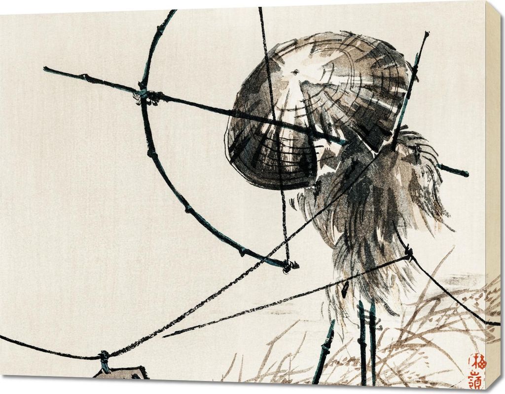 Bild 90x70cm Archer, Kōno Bairei Japanisch Vintage vom Salon