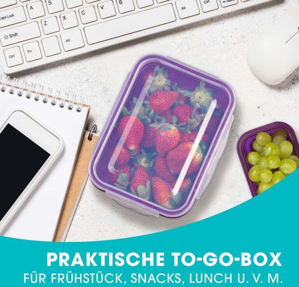 GOURMETmaxx Frischhaltedosen Klick-it 18er Set BPA-freie Produktbild 5