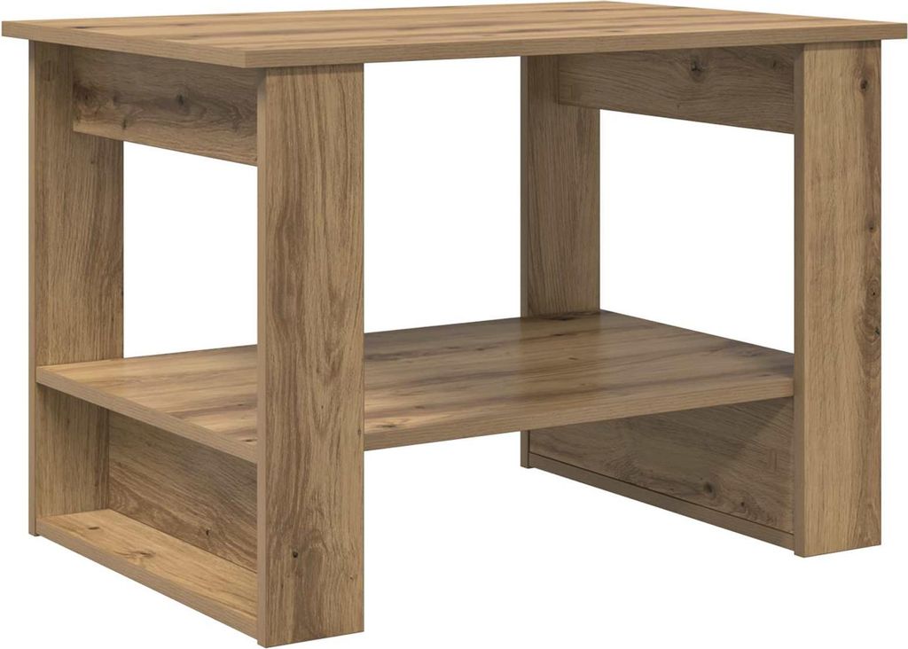 vidaXL Stolik kawowy Artisan dąb 72 x 50 x 50 cm materiał Zdjęcie produktu 