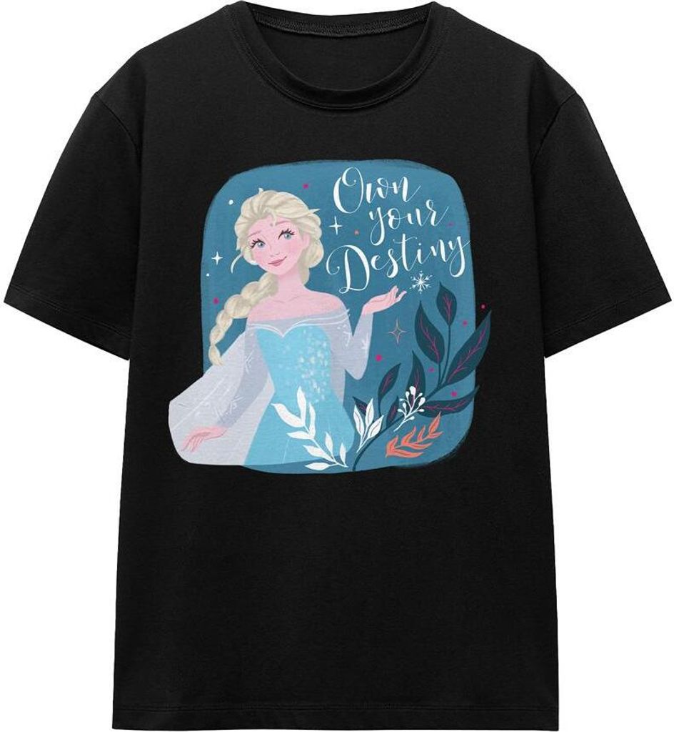 Frozen - "Own Your Destiny" T-Shirt für Herren/Damen Uni TV17181 (S) (Schwarz)