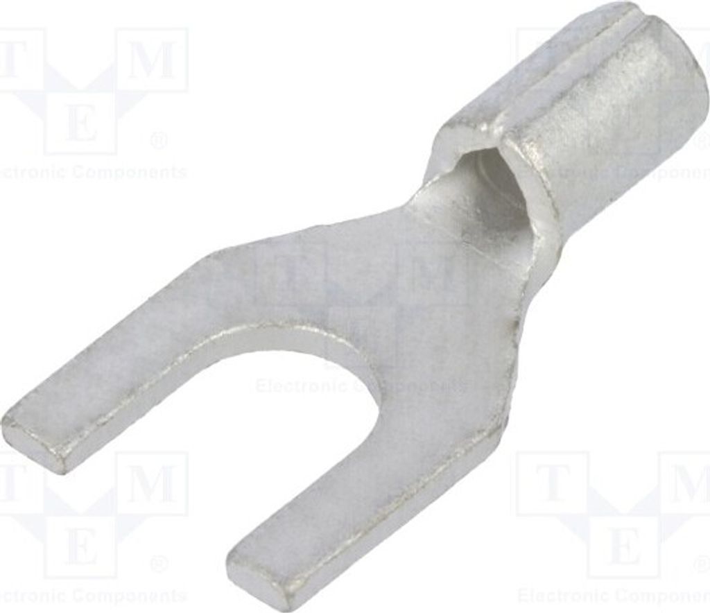 10x Gabelkabelschuh M4 Klemmverbindung 0,5÷1mm2 für Leitungen ST-095/2 isoliert(ne