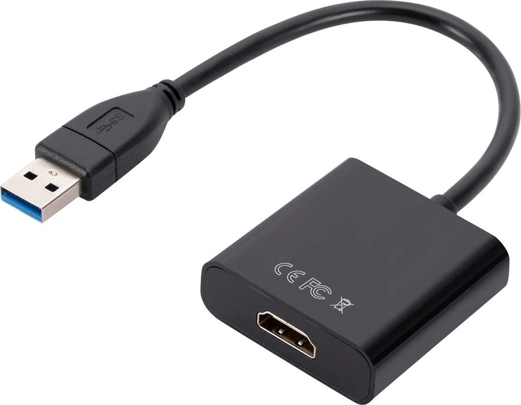 Piashow USB Zu HDMI Adapter - 1080P Video Kabel Für PC & Laptop