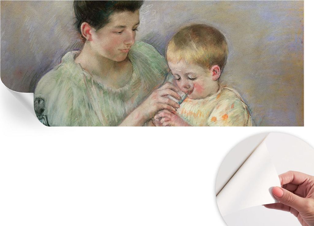 Selbstklebende Wandtapete - Dekorative Tapete für Wohnzimmer - Klebefolie für Wandbilder - Tapetenfolie für Wanddekoration - 208x146 cm - Elterl...