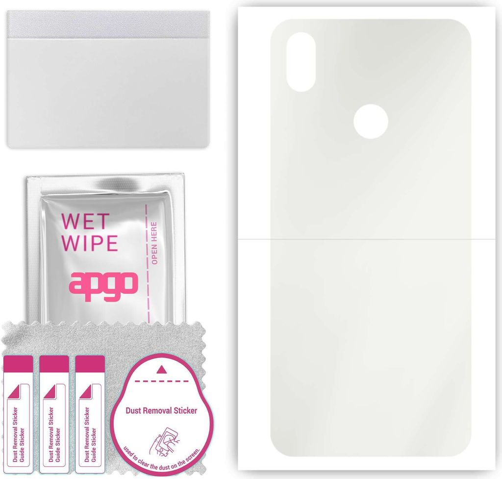 apgo Rückseite Schutzfolie, Matt, kompatibel mit HTC Wildfire E1, Hinten Hydrogel-Displayschutzfolie mit Positionierhilfe, kratzfest, einfache Mon...
