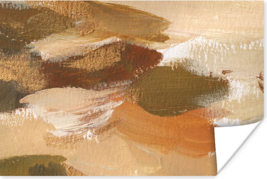MuchoWow Poster Farbe - Herbst - Abstrakt 120x80 cm - Bilder