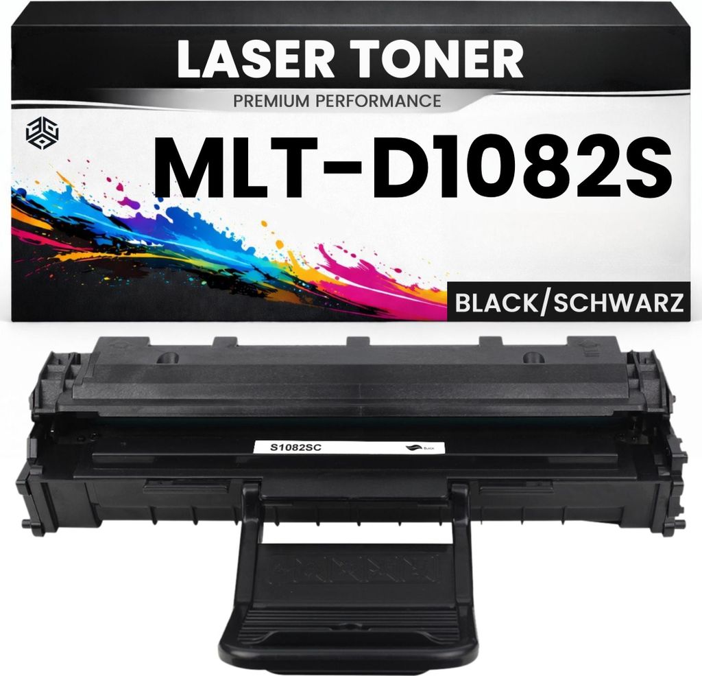 2 x Toner 108S für Samsung Schwarz MLT-D1082S wie Original Premium alternative für Samsung ML-1641, ML-1640, ML-2240, ML-2241