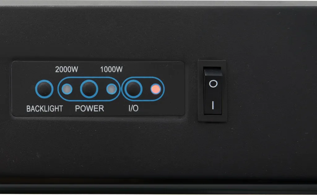 Cheminée Électrique Murale 2000W sans Conduit LED Homcom Noir Galets - 9