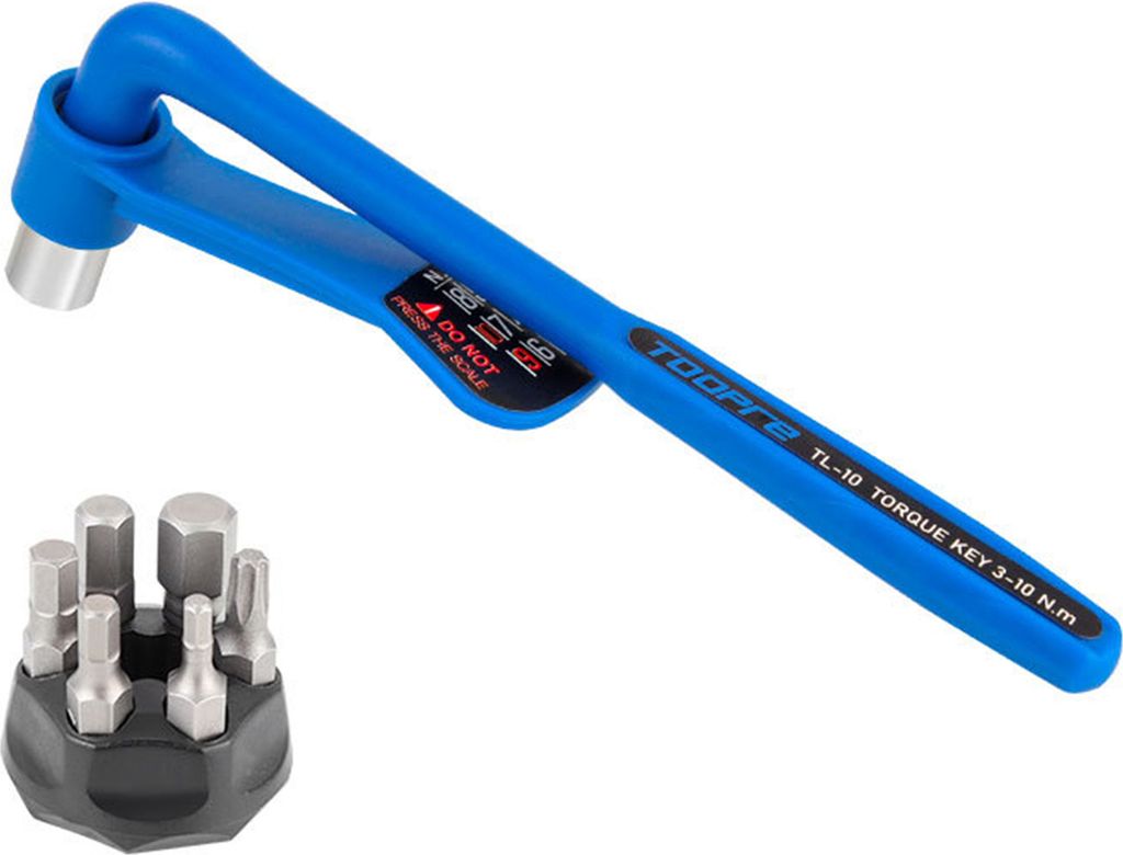 1 Satz Fahrrad-Drehmomentschlüssel mit Bits 10–20 NM, hochpräziser, robuster, ergonomischer Langgriff, MTB-Rennrad, Sechskant-Steckschlüssel, ...