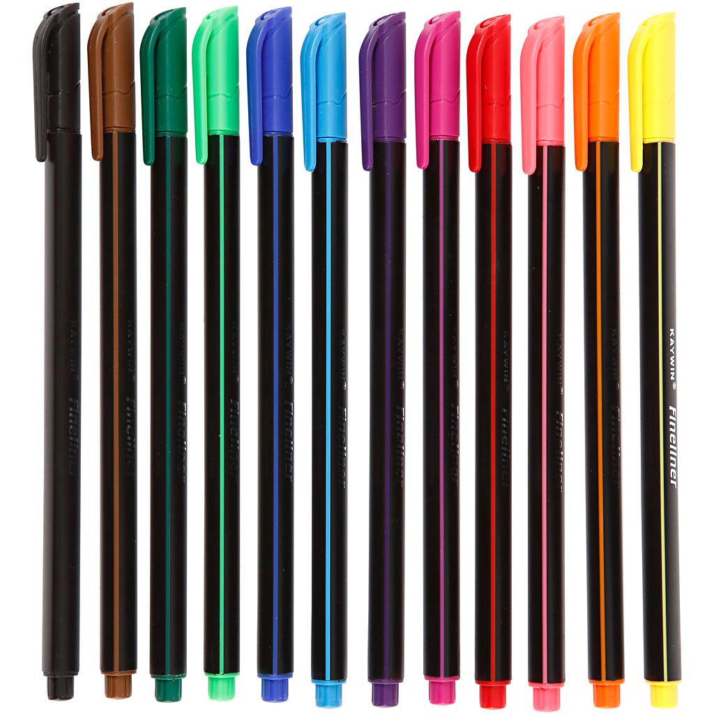 Colortime Fineliner, Strichstärke 0,6-0,7 mm, verschiedene Produktbild 