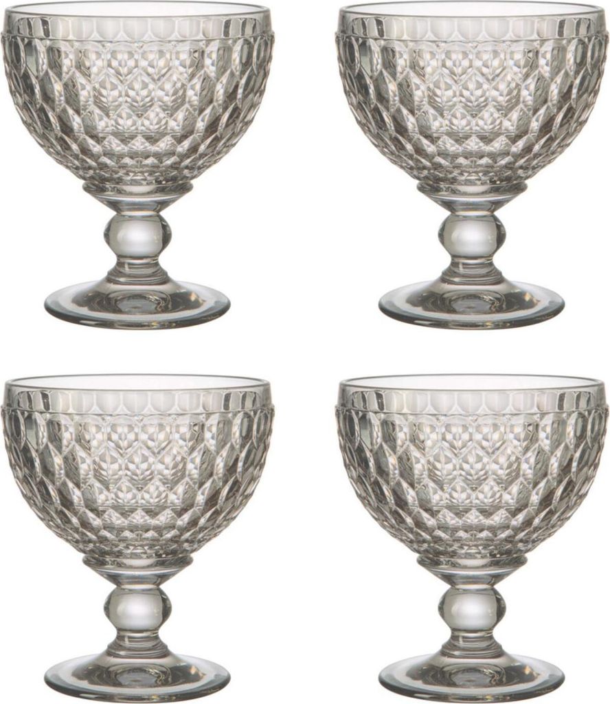 Villeroy & Boch Boston 4er Set Dessertschalen Boston coloured smoke grau