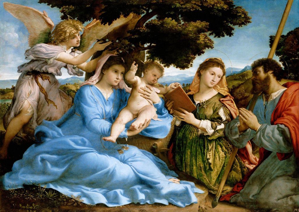 ENJOY Puzzle Madonna mit Kind, St. Katharina und Thomas 1000 Teile