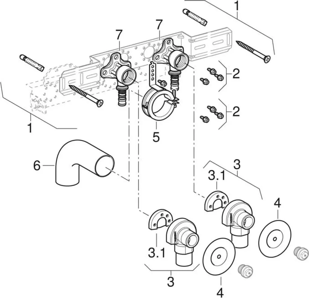 Raccordo Doppio Geberit Mepla Isolato d16 1/2 - Offerta E-commerce - 6