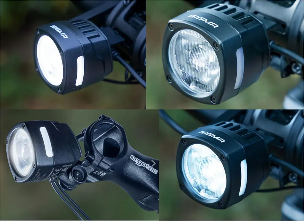 Phare E-Bike Sigma EOX FL 170 HB Noir - Éclairage Puissant 170 lx - 5