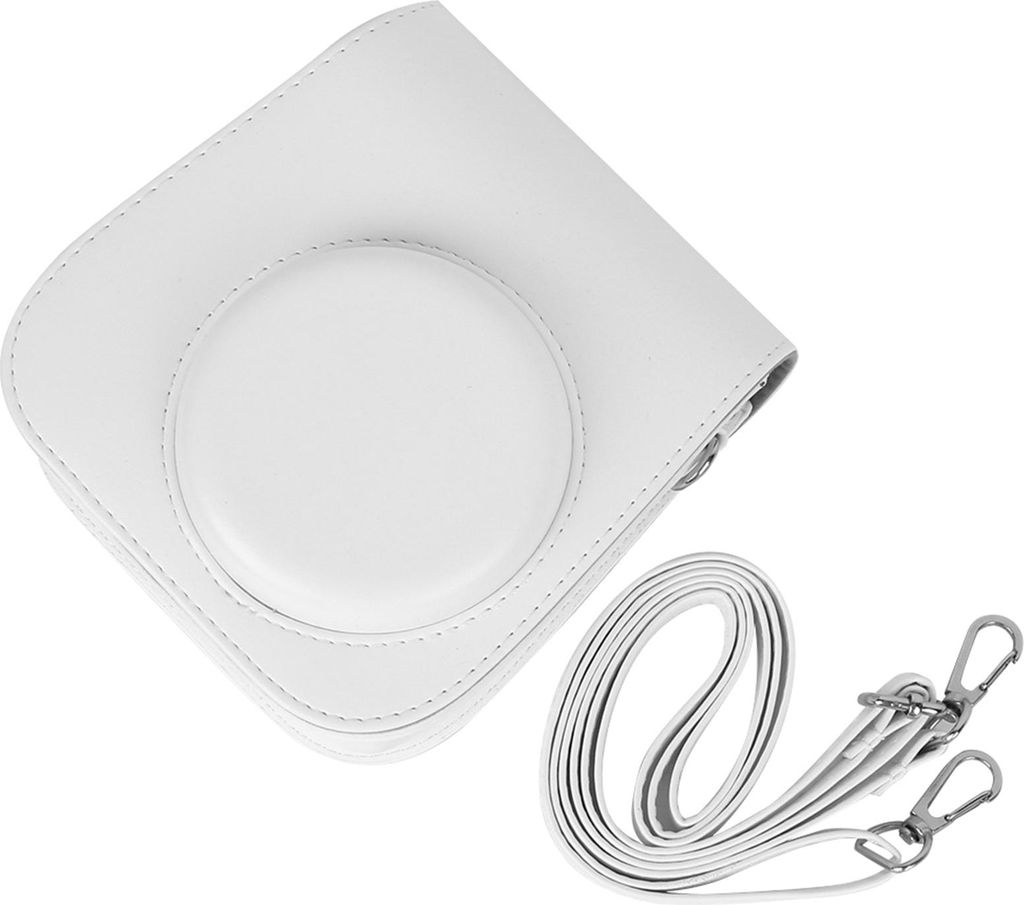 Kunstleder -Hülle mit Schultergurt für Fujifilm Instax Mini 11 Camerawhite