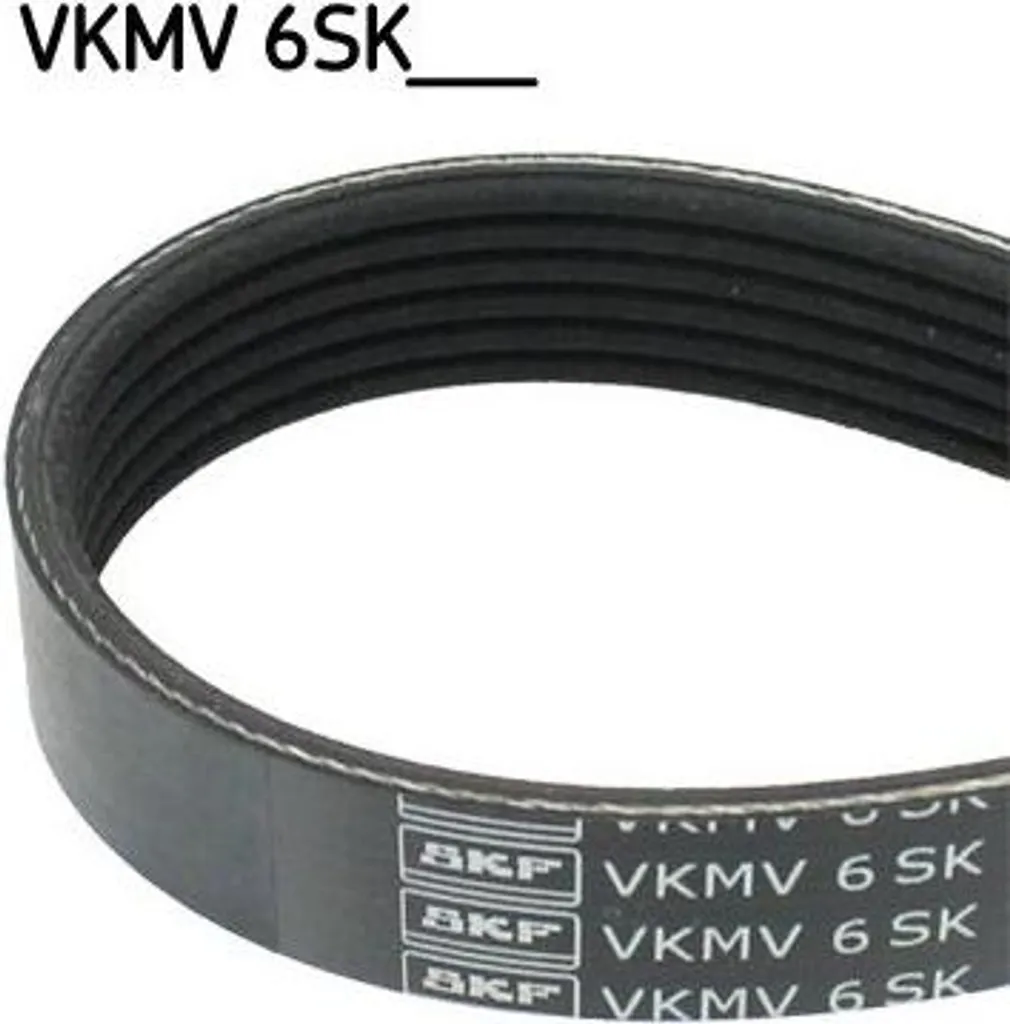 Courroie striée VKMV 6SK1019 haute résistance pour Ford Fusion et 2