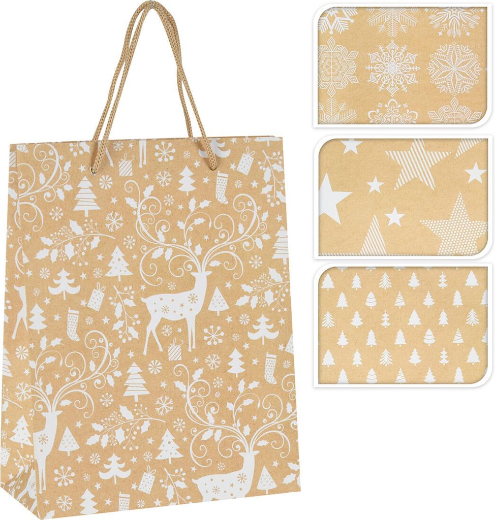 geschenktüte 23x18x8cm (M) CHRISTMAS Dekormix