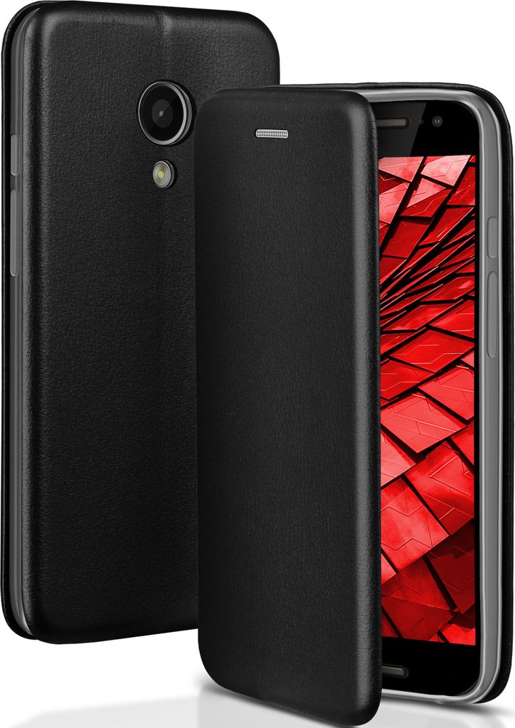 BUSINESS-Case für Motorola Moto G (2.Generation), Farbe:Tuxedo - Black