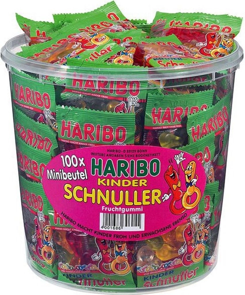 Haribo Kinder Schnuller Minis gumy owocowe w mini torebkach Zdjęcie produktu 
