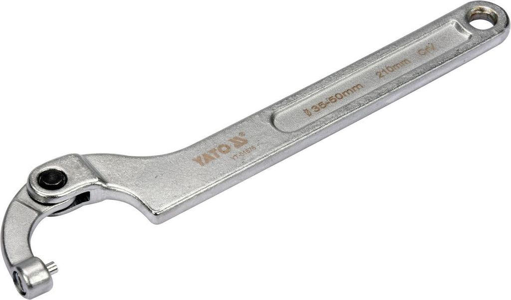 YATO Gelenk-Hakenschlüssel YT-01676 210mm Produktbild 